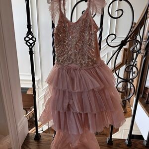 Ooh! La, La! Couture Pink Sequin Tulle Dress